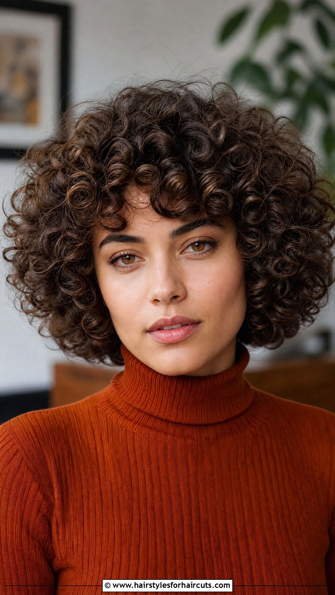 Rounded Curly Bob - 25 medium haircuts for thick curly hair - 25 medium haircuts for thick curly hair