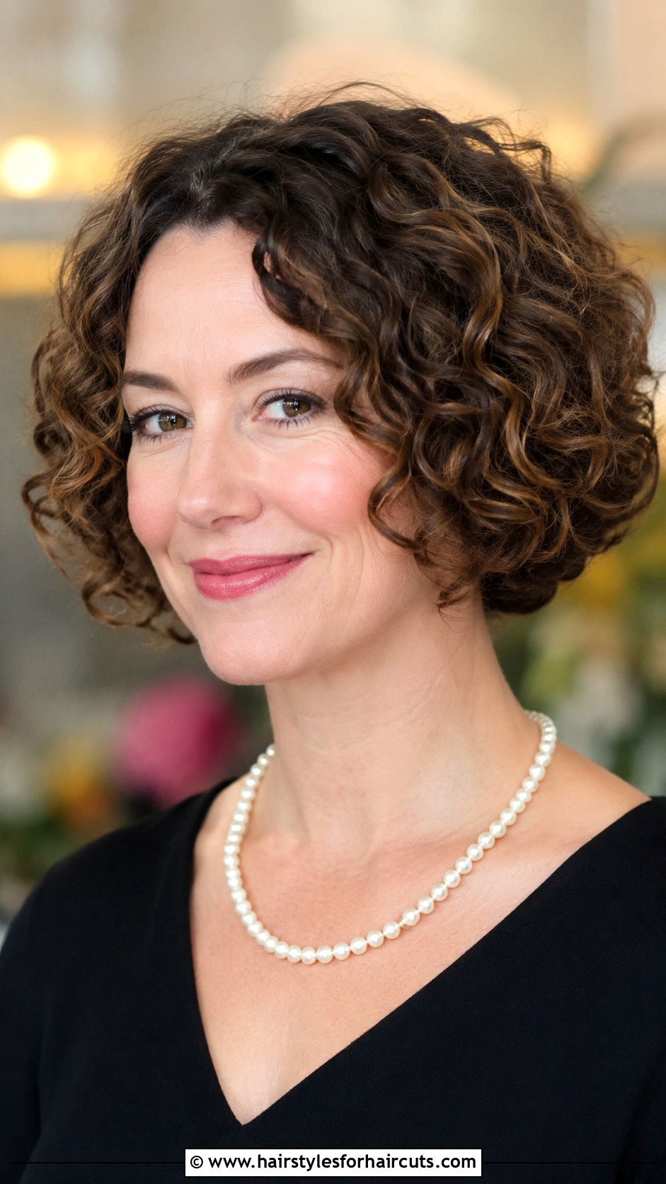 Rounded Curly Bob - 25 best hairstyles for curly hair women - 25 best hairstyles for curly hair women