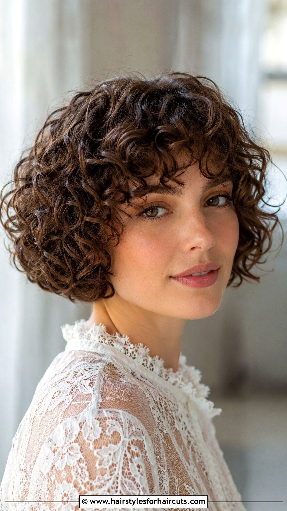 Rounded Curly Bob - 25 bob hairstyles for curly hair over 50 - 25 bob hairstyles for curly hair over 50