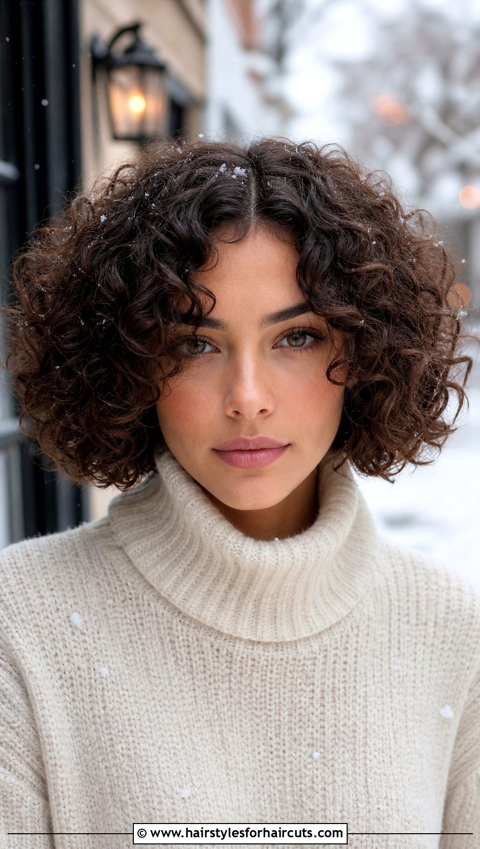 Rounded Curly Bob Middle Part - 25 middle part haircuts curly hair - 25 middle part haircuts curly hair
