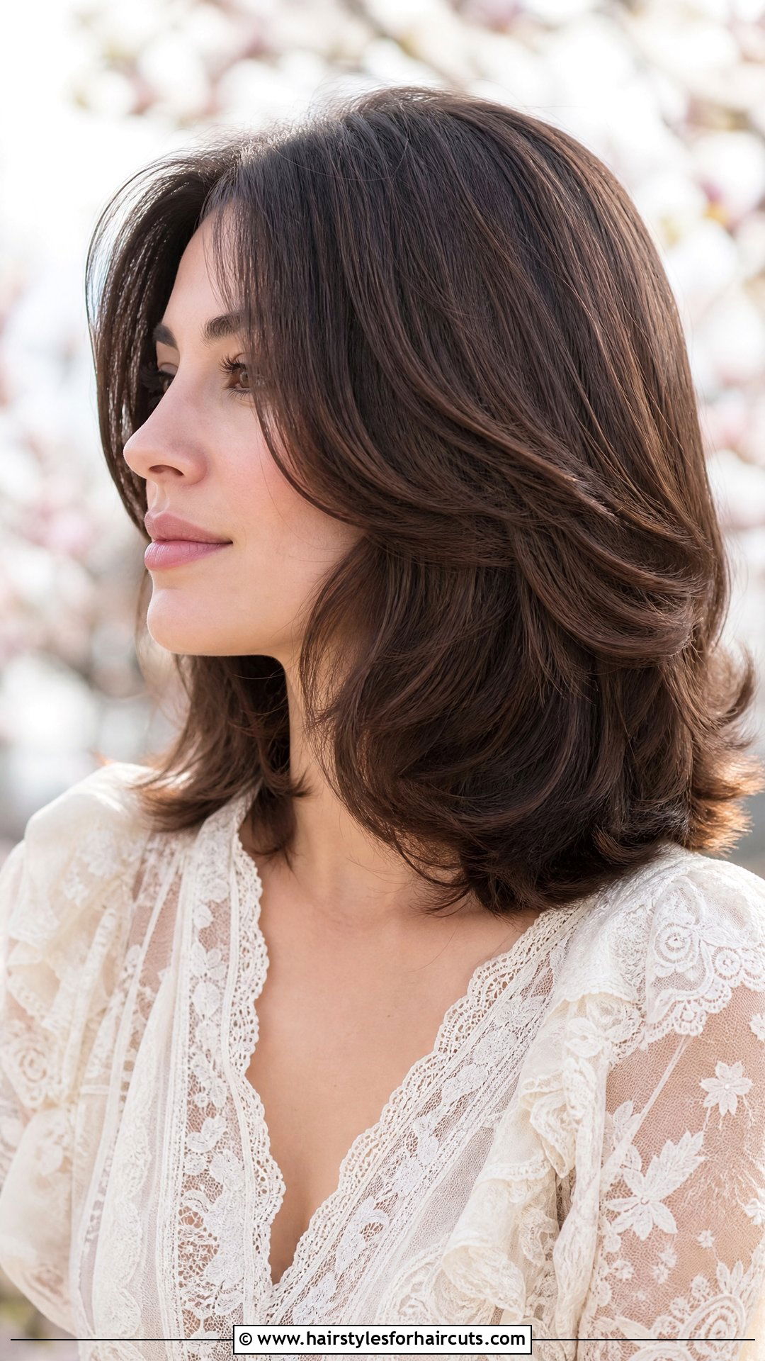 Rounded Layered Medium Haircut - 25 layered hairstyles for medium length hair - 25 layered hairstyles for medium length hair