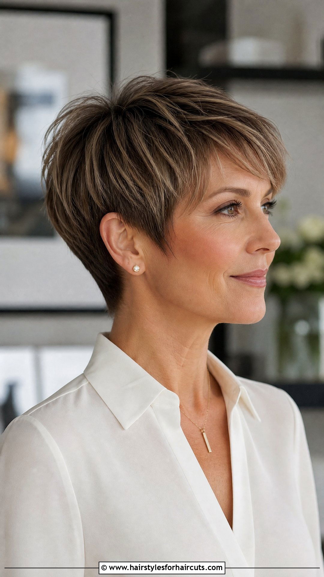 Rounded Pixie Cut - 25 hairstyles for women with long faces - 25 hairstyles for women with long faces