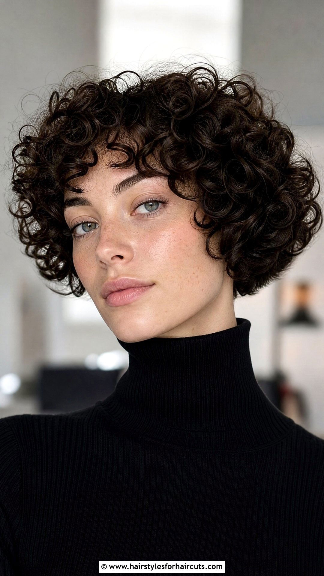 Rounded Shape Bixie Haircut - 25 bixie haircuts for curly hair - 25 bixie haircuts for curly hair