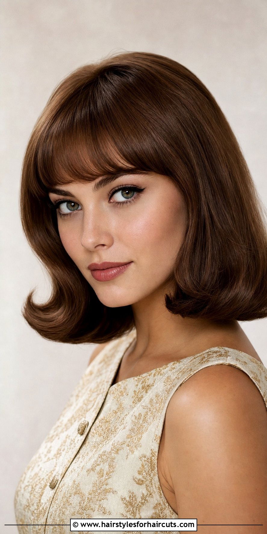 Rounded Shoulder Length Hair With Bangs - 25 shoulder length hair with bangs hairstyles - 25 shoulder length hair with bangs hairstyles