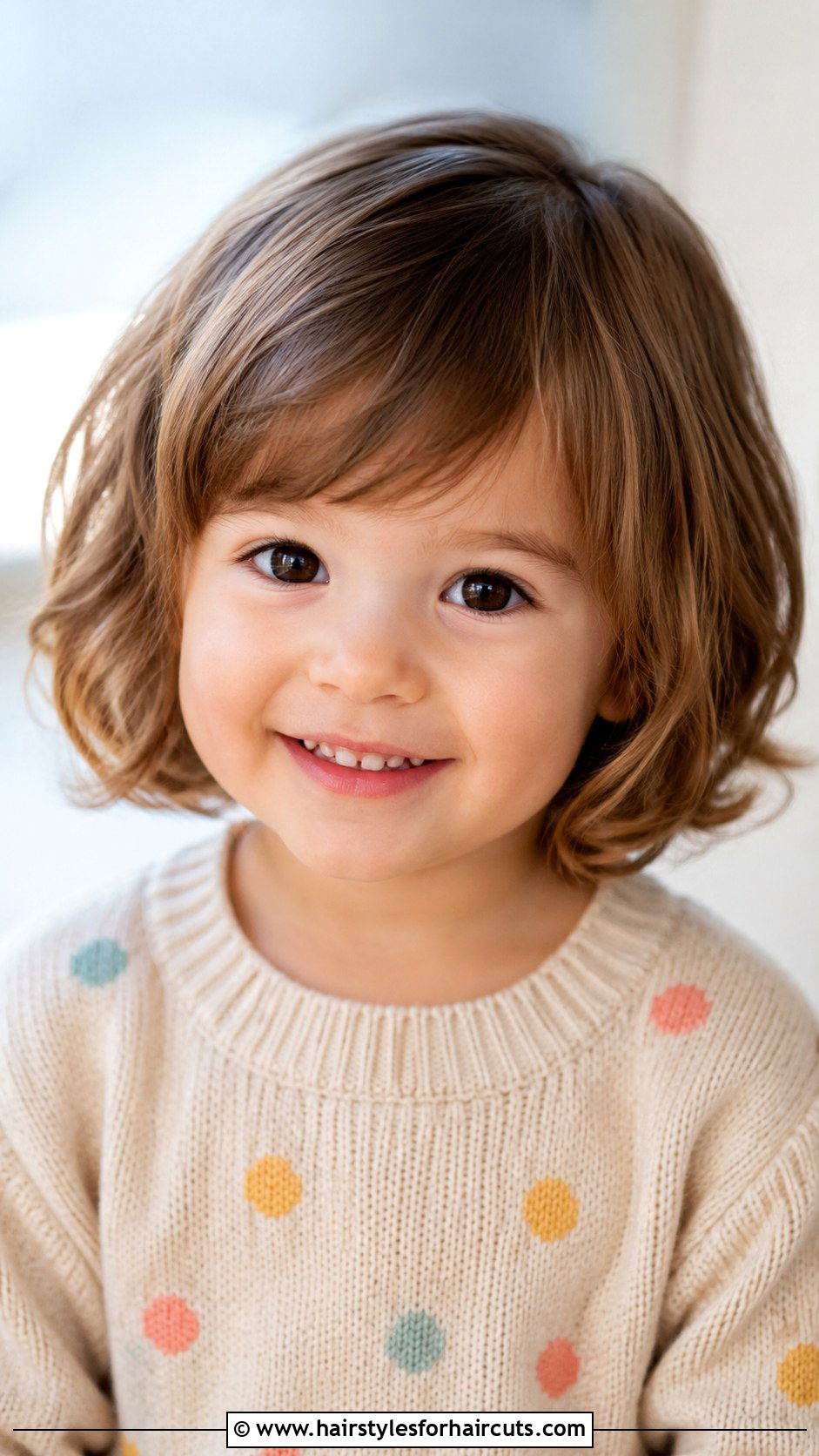 Rounded Wavy Bob - 25 toddler haircuts wavy hair - 25 toddler haircuts wavy hair