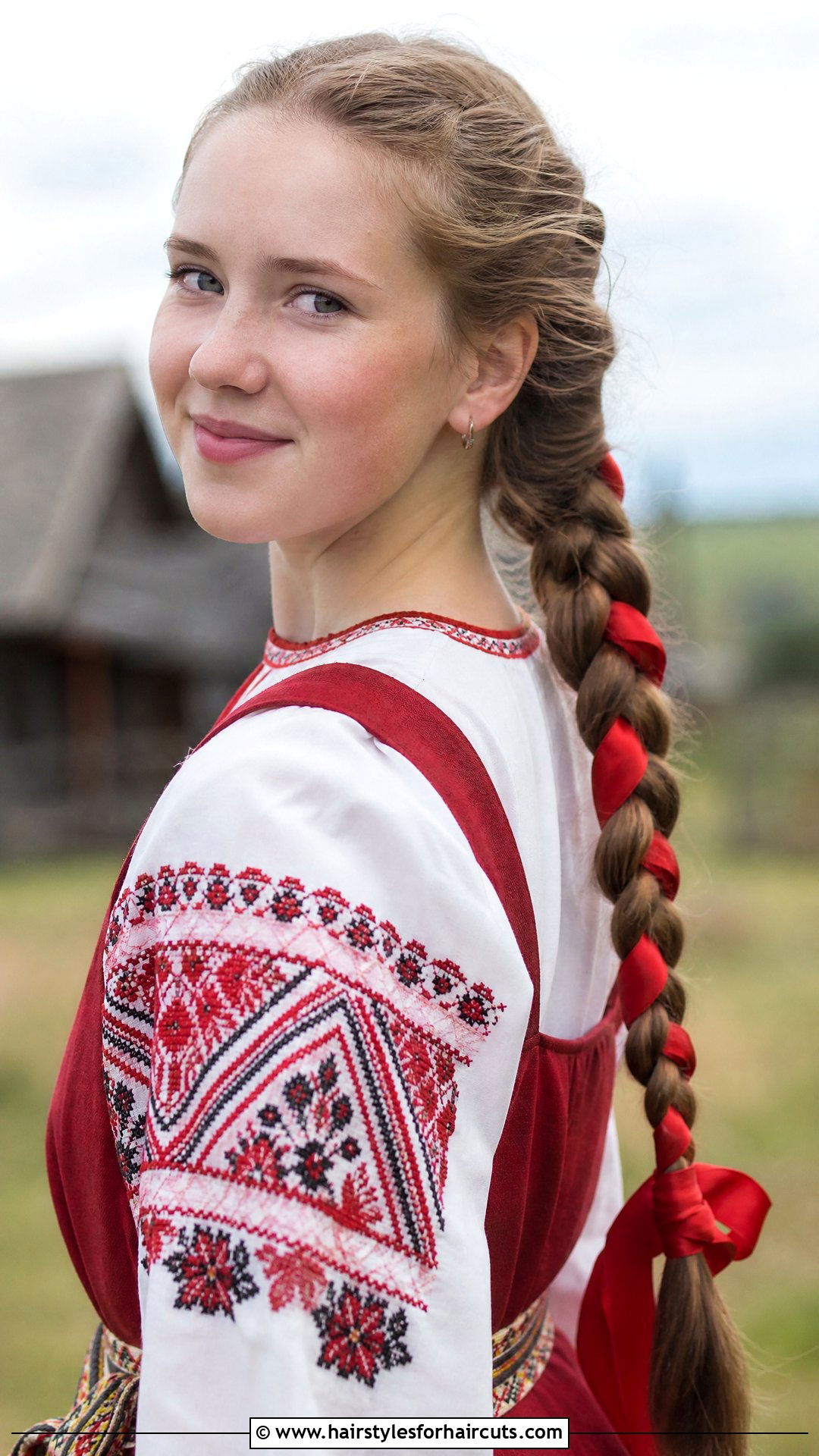 Russian Village Braid - 25 national hairstyles - 25 national hairstyles