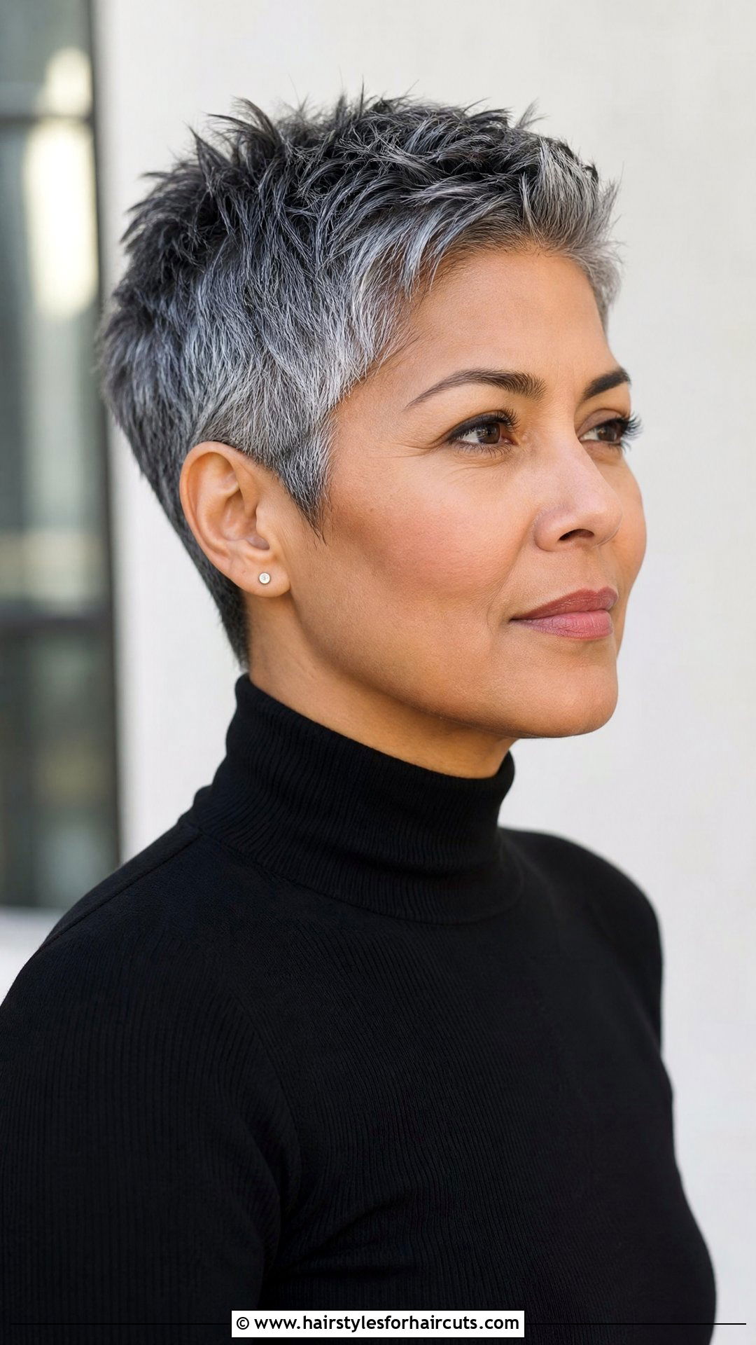 Salt And Pepper Short Hair - 25 women gray hairstyles - 25 women gray hairstyles