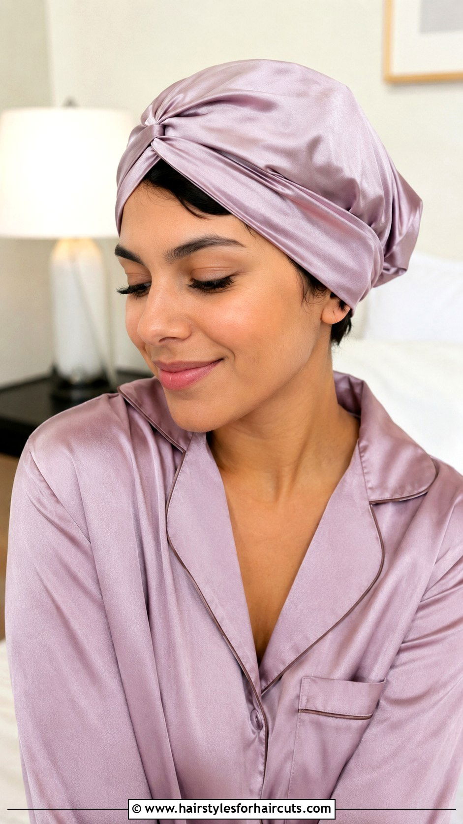 Satin Sleep Wrap For Short Hair - 25 wrap hairstyles for short hair - 25 wrap hairstyles for short hair