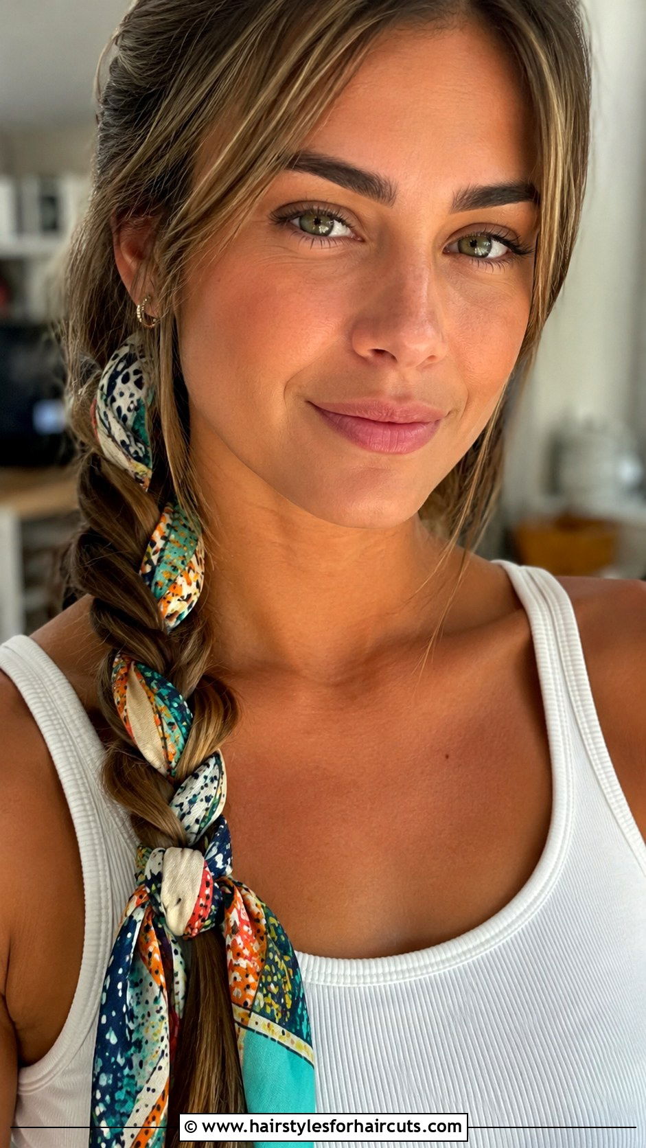Scarf Rope Braid - 25 scarf hairstyles - 25 scarf hairstyles