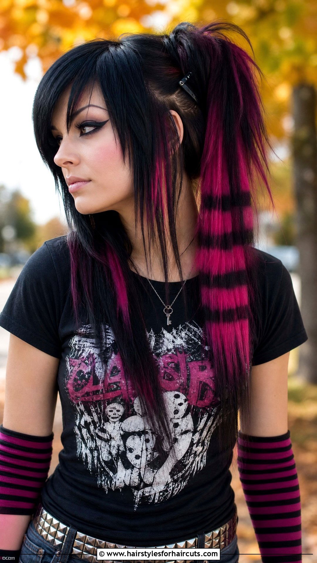Scene Queen Coontails - 25 y2k hairstyles - 25 y2k hairstyles