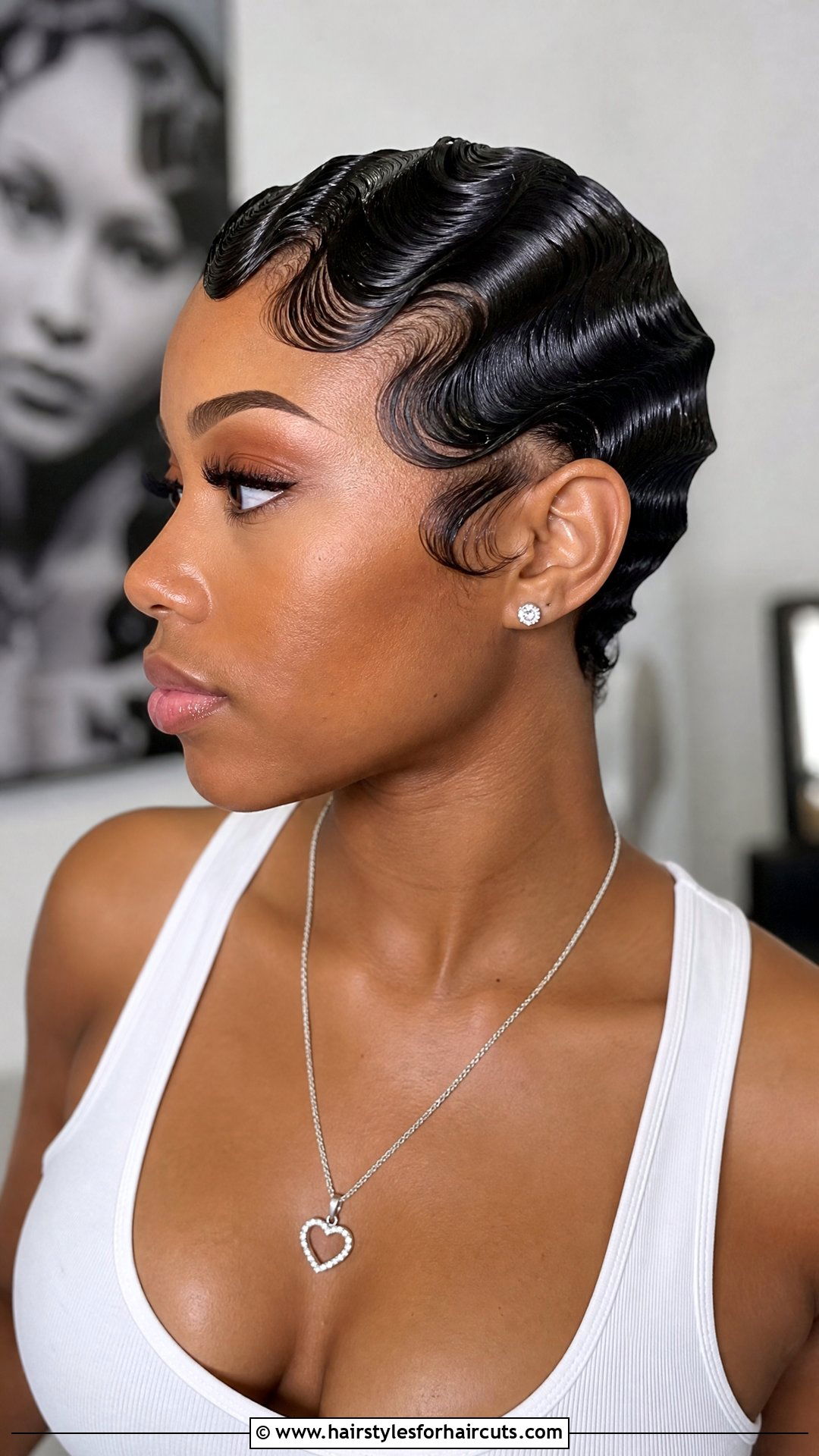 Sculpted Gel Finger Wave - 25 finger wave hairstyles for short black hair - 25 finger wave hairstyles for short black hair
