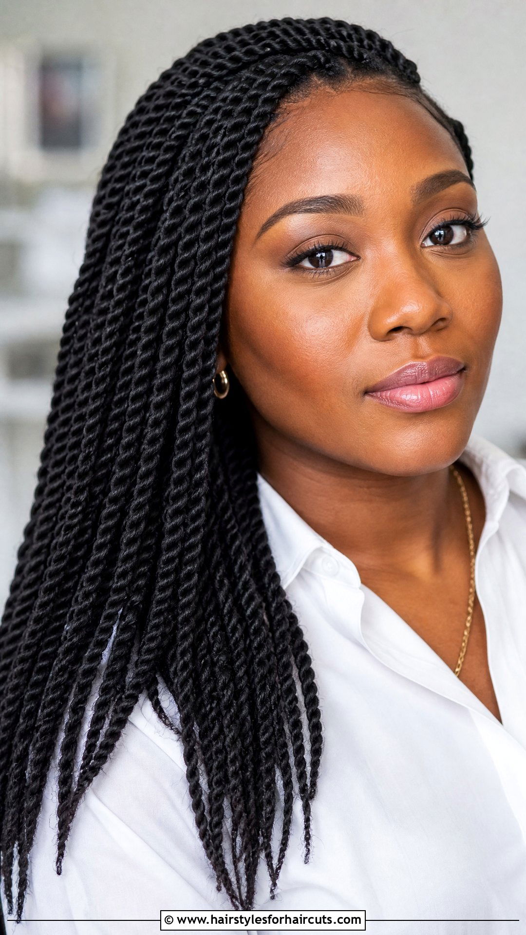 Senegalese Twist Hairstyle - 25 two strand twist hairstyles for natural hair - 25 two strand twist hairstyles for natural hair