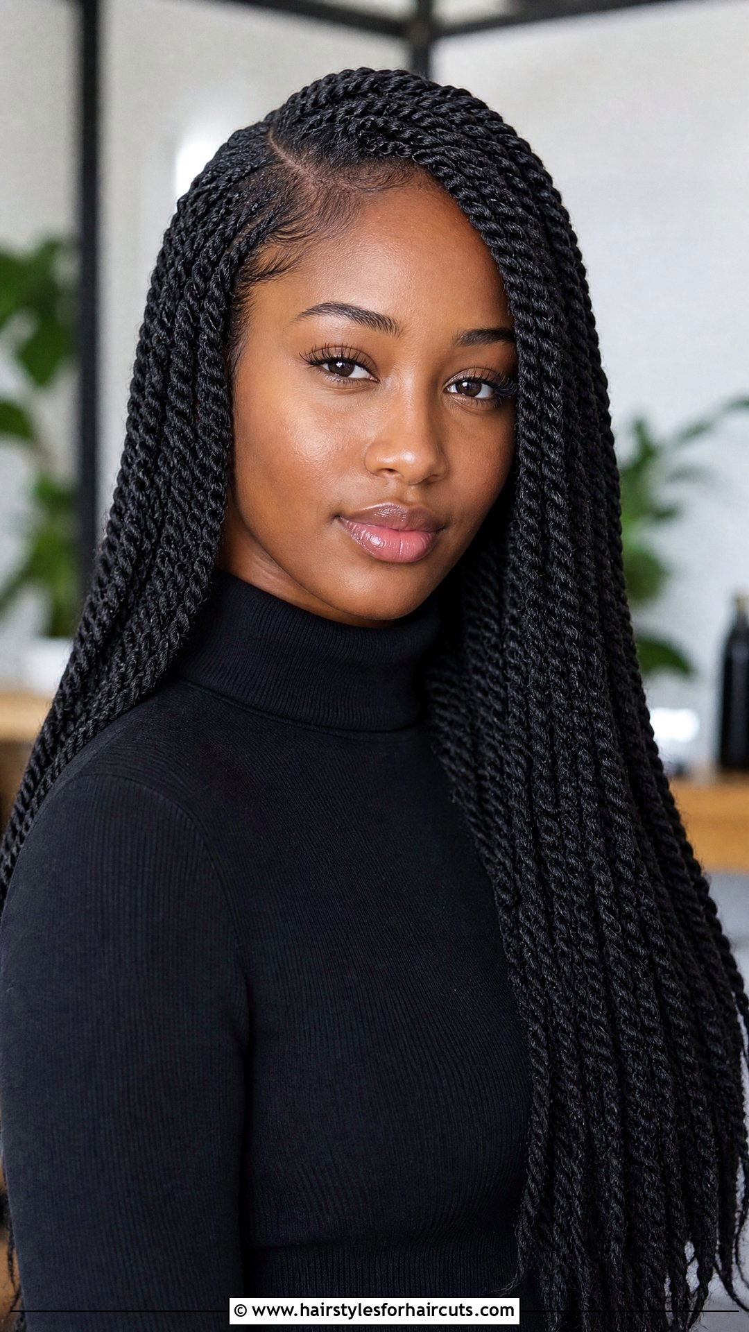 Senegalese Twists - 25 protective hairstyles for 4c hair - 25 protective hairstyles for 4c hair