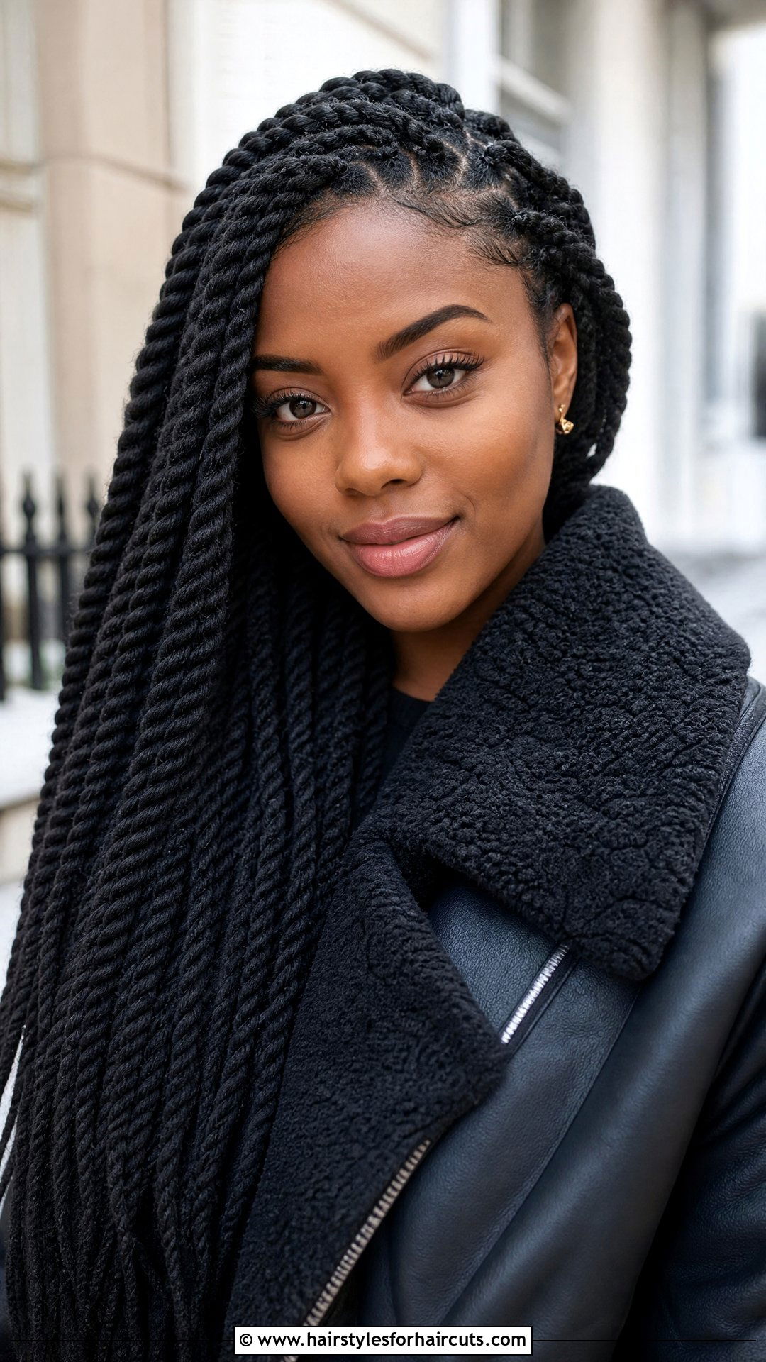 Senegalese Twists - 25 winter braid hairstyles for black hair - 25 winter braid hairstyles for black hair