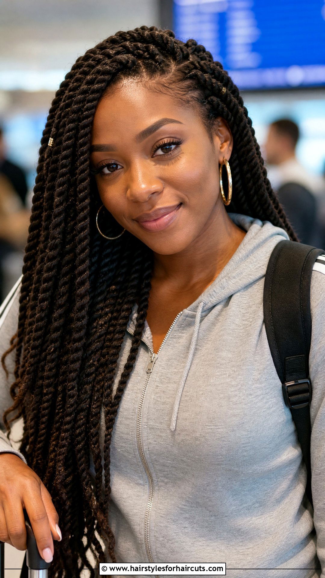 Senegalese Twists - 25 vacation hairstyles for natural hair - 25 vacation hairstyles for natural hair