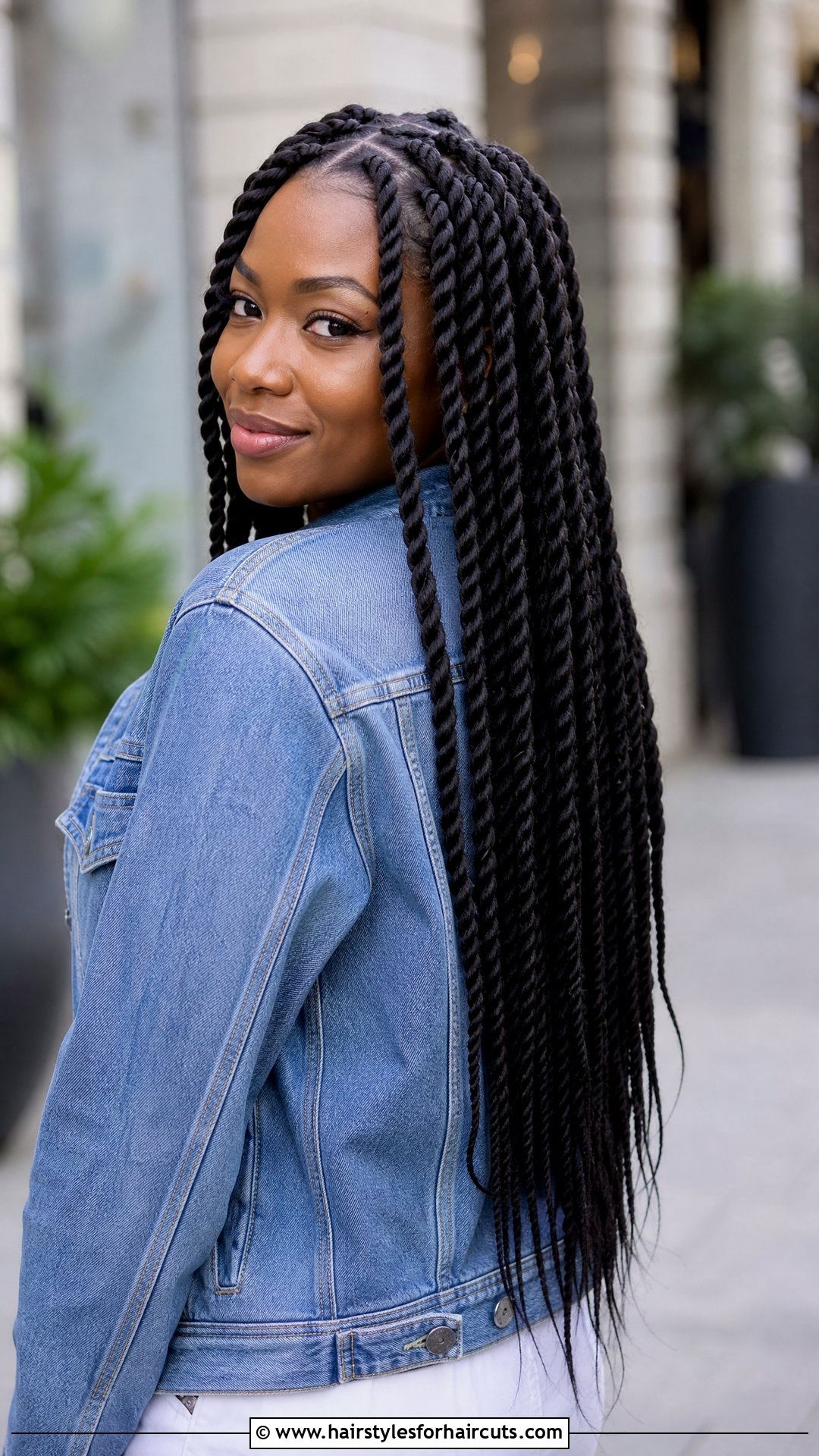 Senegalese Twists Long Length - 25 twists haircuts - 25 twists haircuts