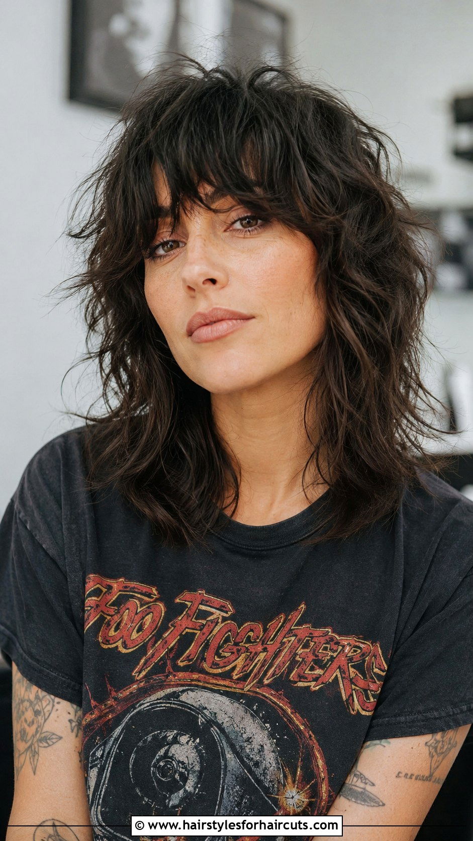 Shag Haircut With Bangs - 25 haircuts for rectangle face - 25 haircuts for rectangle face