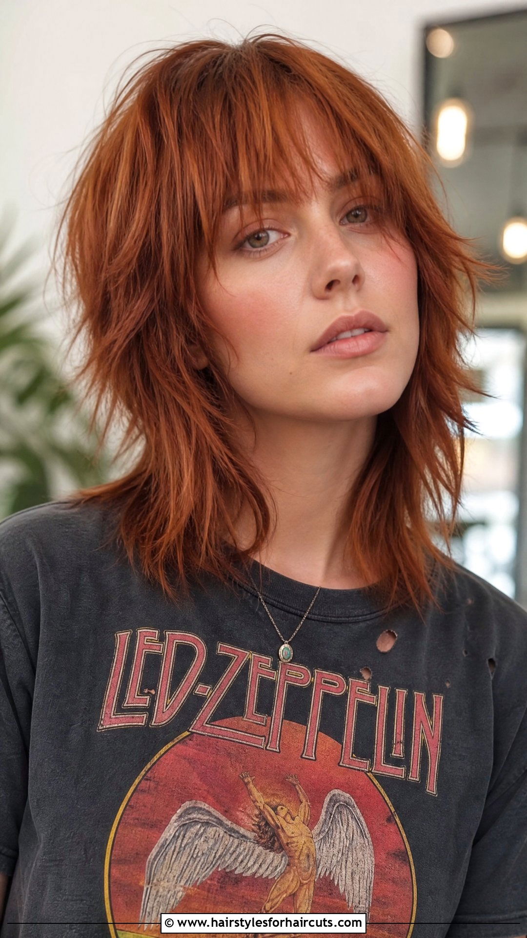 Shag Haircut With Copper Tones - 25 haircuts and dye - 25 haircuts and dye