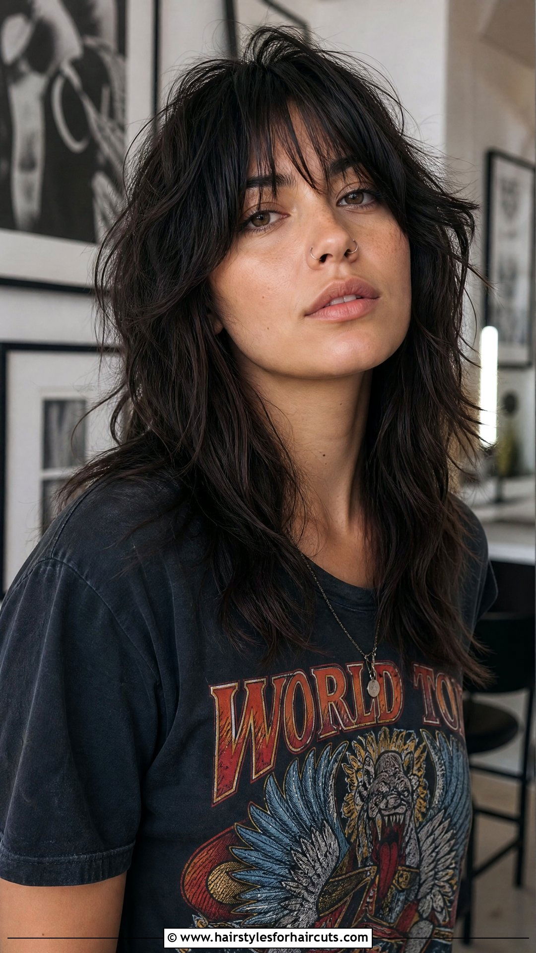 Shag Haircut With Curtain Bangs - 25 hairstyles with curtain bangs - 25 hairstyles with curtain bangs