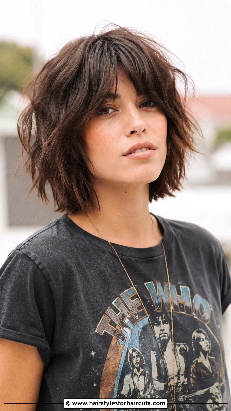 Shaggy Bob - 25 short hairstyles for round faces - 25 short hairstyles for round faces