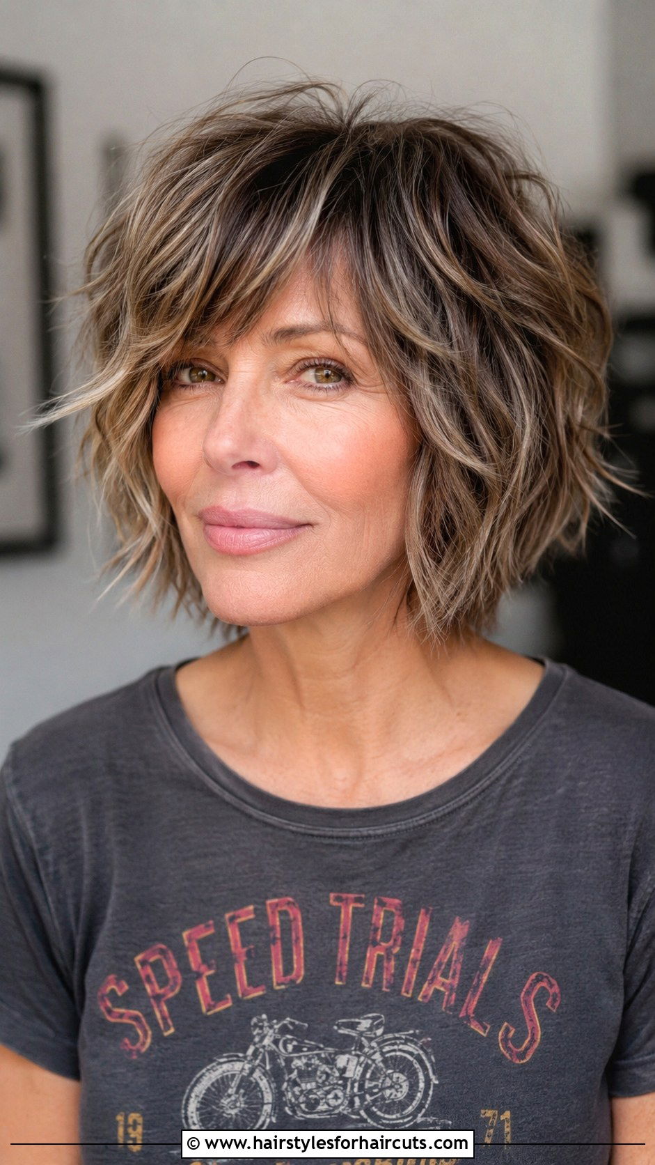 Shaggy Bob - 25 bob haircuts for over 50 - 25 bob haircuts for over 50