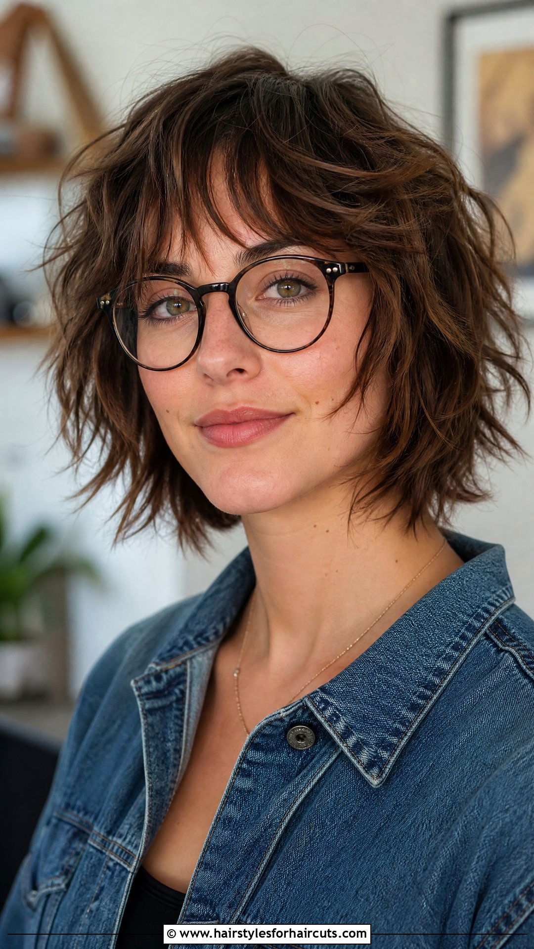 Shaggy Bob With Glasses - 25 short haircuts for women with glasses - 25 short haircuts for women with glasses