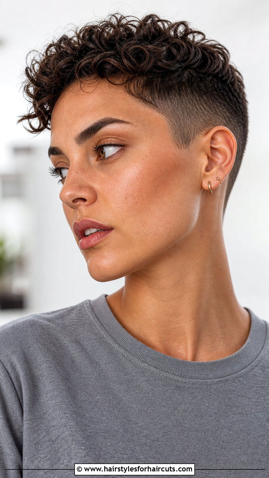 Shaggy Curly Buzz Cut - 25 short shaggy haircuts for curly hair - 25 short shaggy haircuts for curly hair