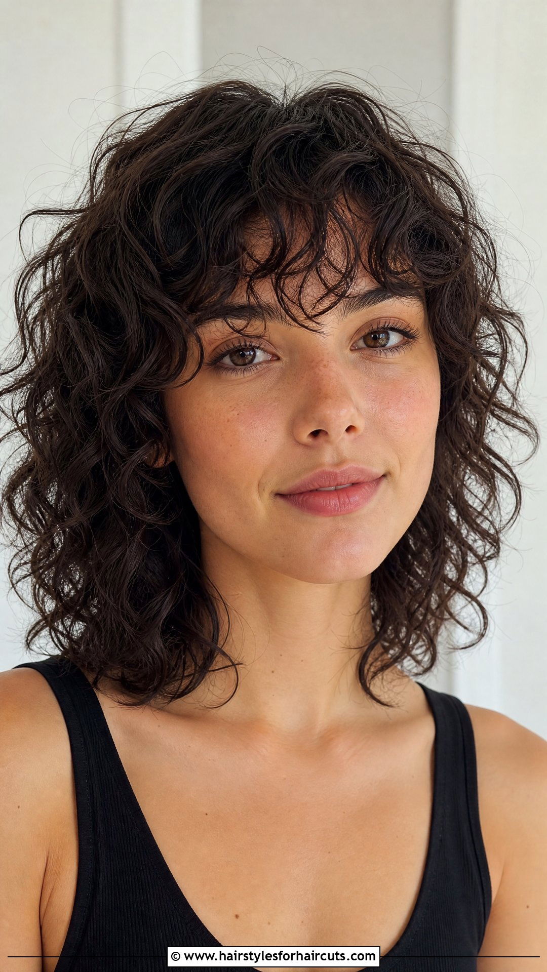 Shaggy Curly Fringe - 25 shaggy haircuts for curly hair - 25 shaggy haircuts for curly hair