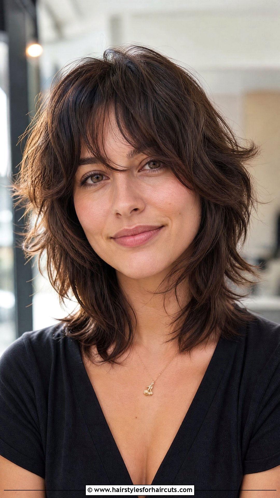 Shaggy Haircut With Face Framing Fringe - 25 fringe shaggy haircuts - 25 fringe shaggy haircuts
