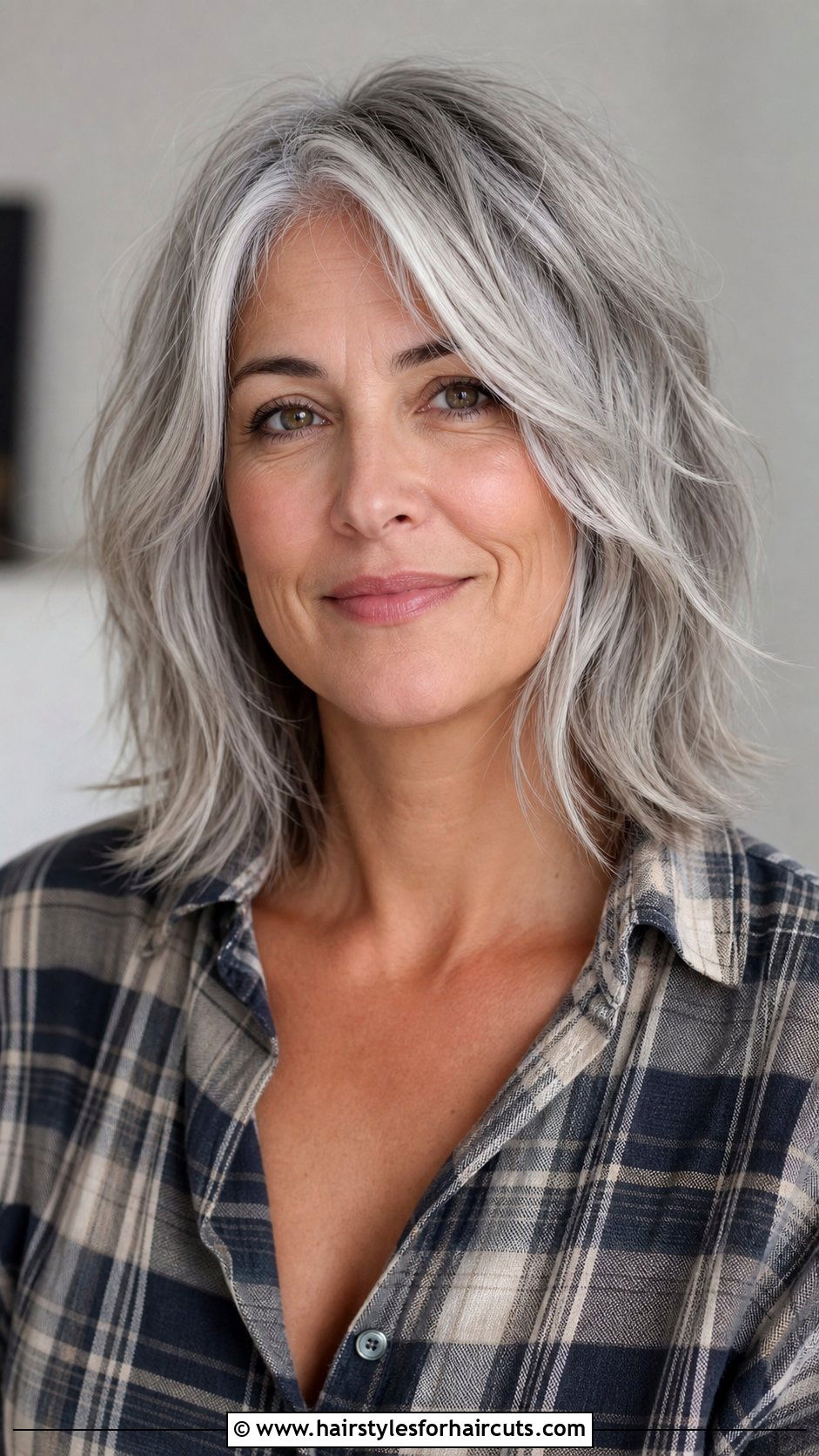 Shaggy Lob For Grey Hair - 25 hairstyles for grey hair - 25 hairstyles for grey hair