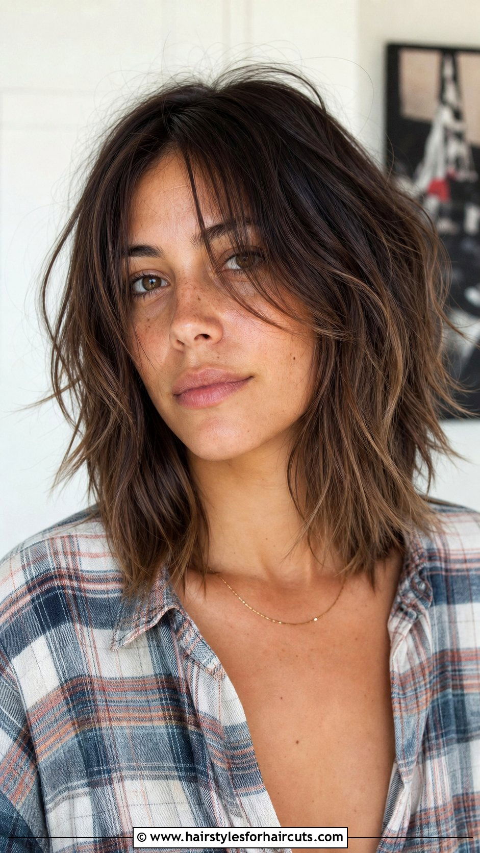 Shaggy Lob Haircut - 25 haircuts medium long hair - 25 haircuts medium long hair