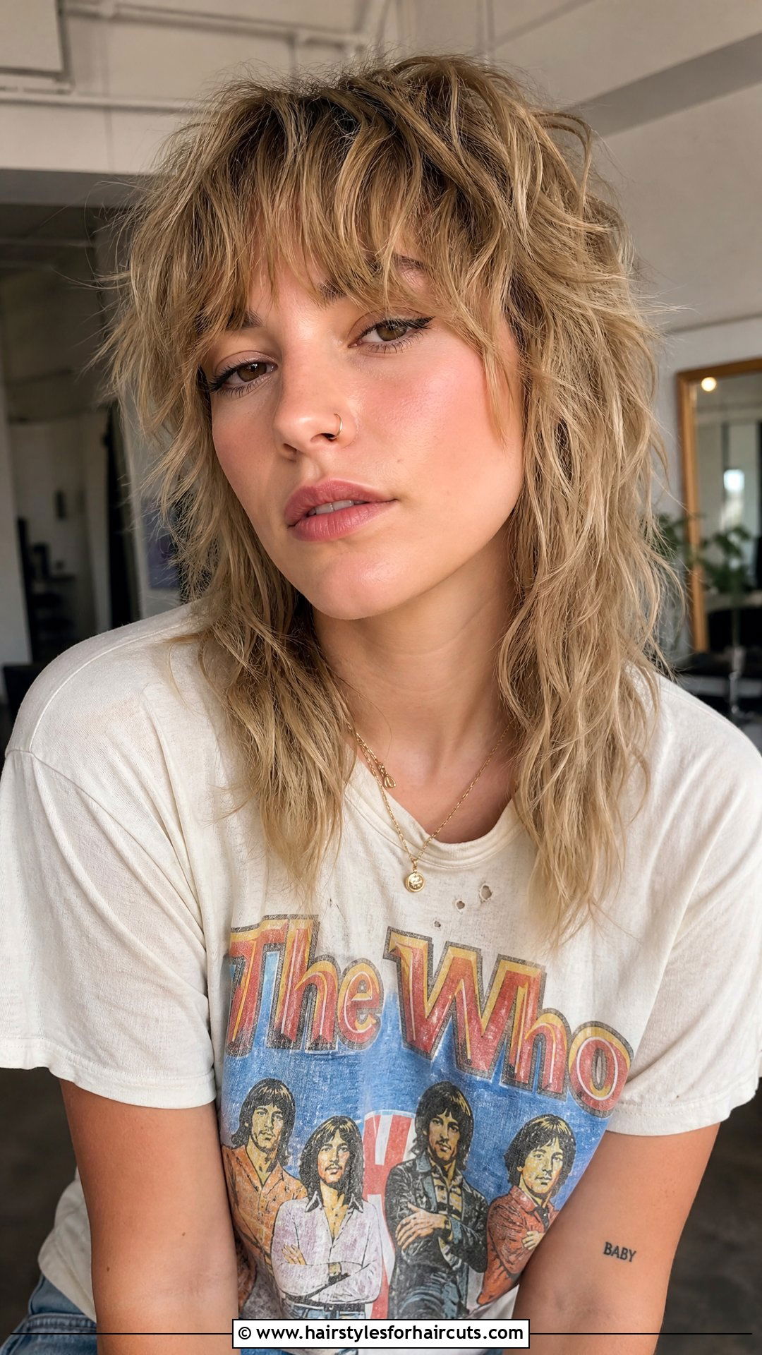 Shaggy Mullet - 25 thick hair tomboy haircuts - 25 thick hair tomboy haircuts