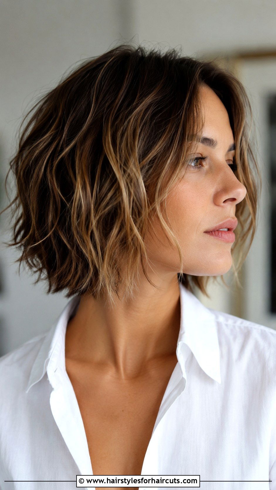 Shaggy Razored Bob - 25 layer shaggy haircuts for fine hair - 25 layer shaggy haircuts for fine hair