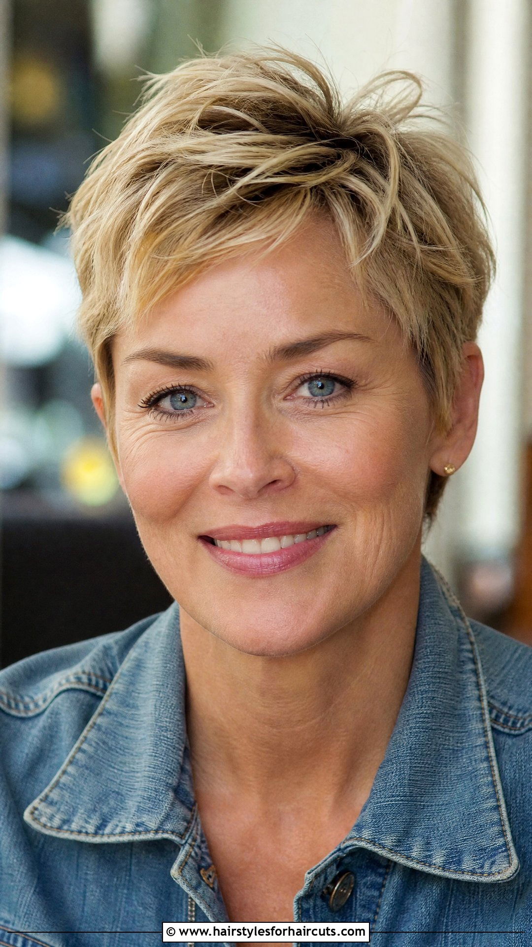 Sharon Stone Textured Short Crop - 25 sharon stone hairstyles short hair - 25 sharon stone hairstyles short hair