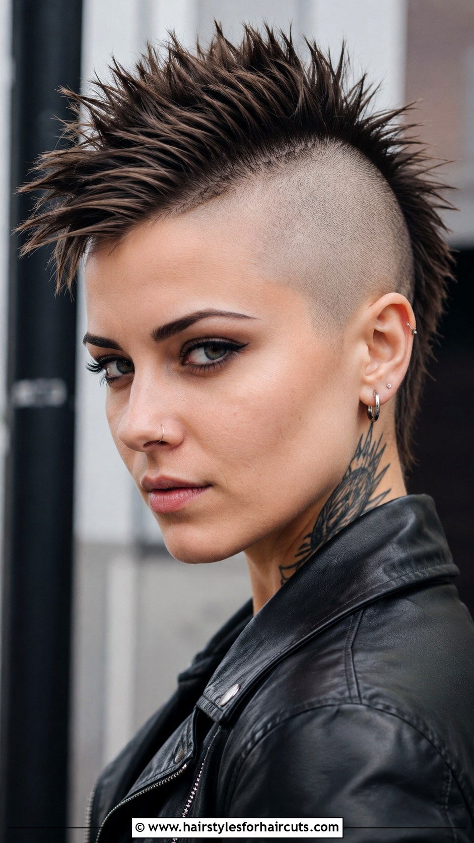 Shaved Mohawk - 25 mohawk hairstyles for women - 25 mohawk hairstyles for women