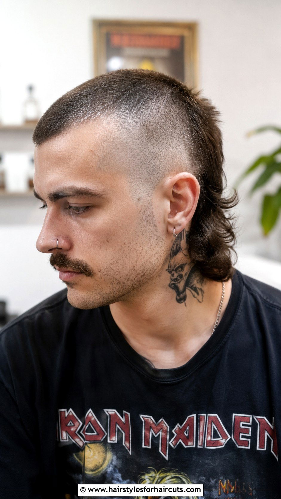 Shaved Mullet - 25 shaving hairstyles - 25 shaving hairstyles