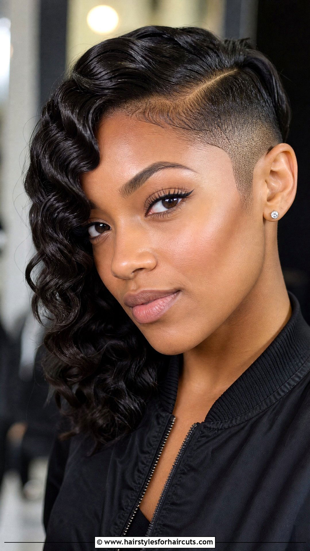 Shaved Side Finger Waves - 25 finger wave hairstyles - 25 finger wave hairstyles