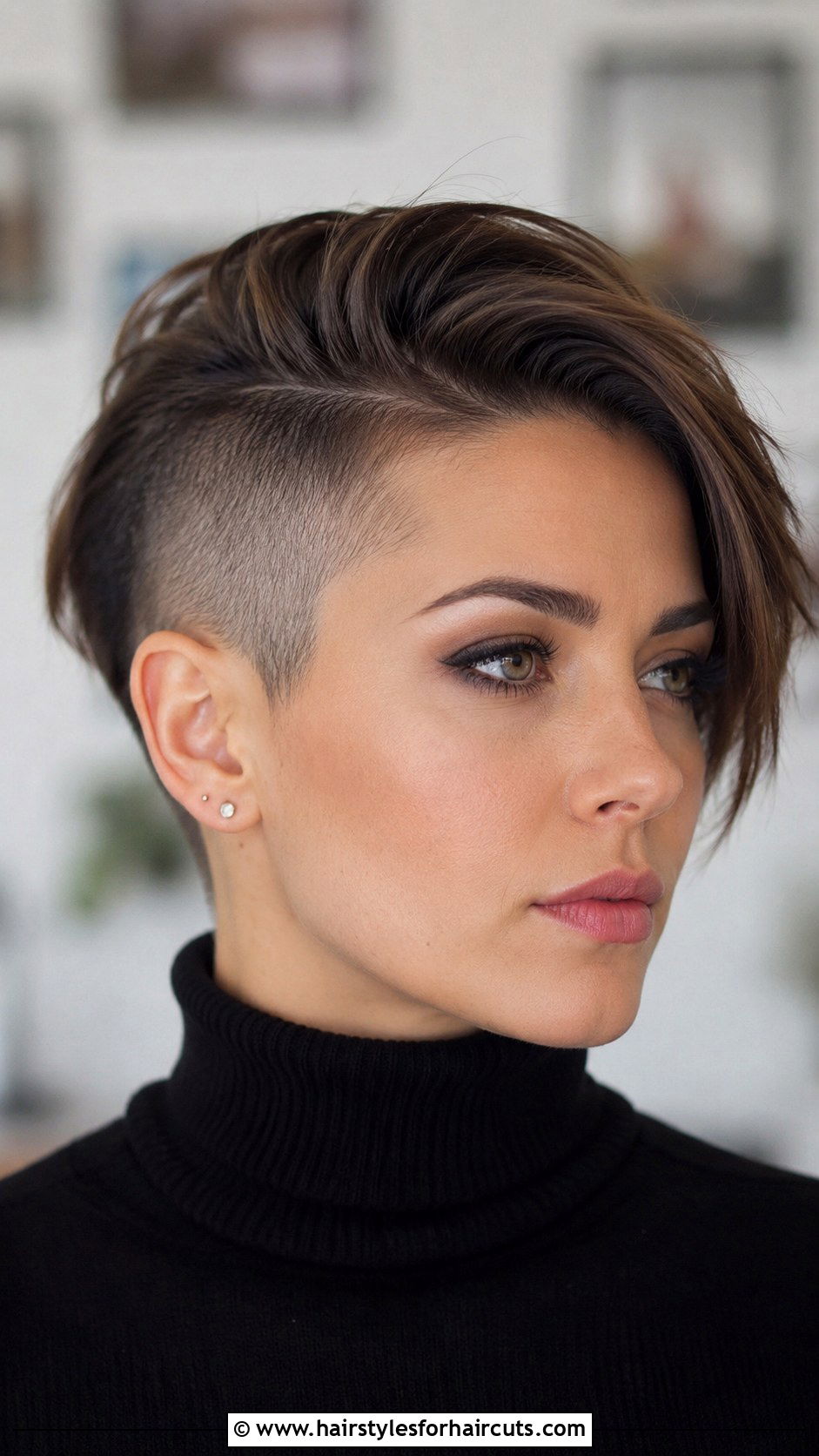 Shaved Side Pixie - 25 short punky haircuts - 25 short punky haircuts