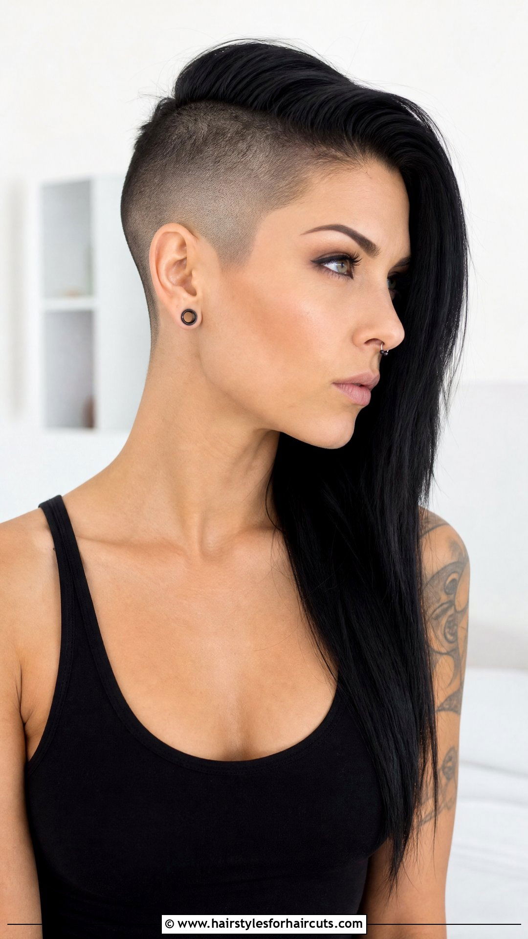 Shaved Sides Undercut With Long Top - 25 undercut short hair ruby rose haircuts - 25 undercut short hair ruby rose haircuts