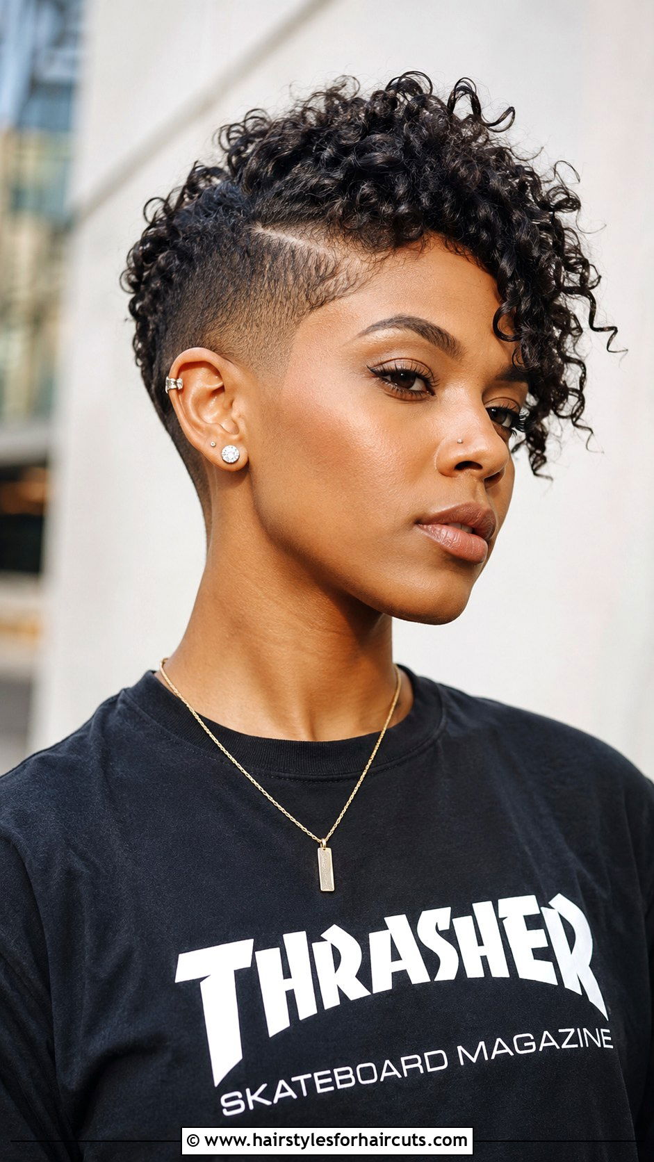 Shaved Sides With Curls Sketch - 25 black hairstyles drawing - 25 black hairstyles drawing