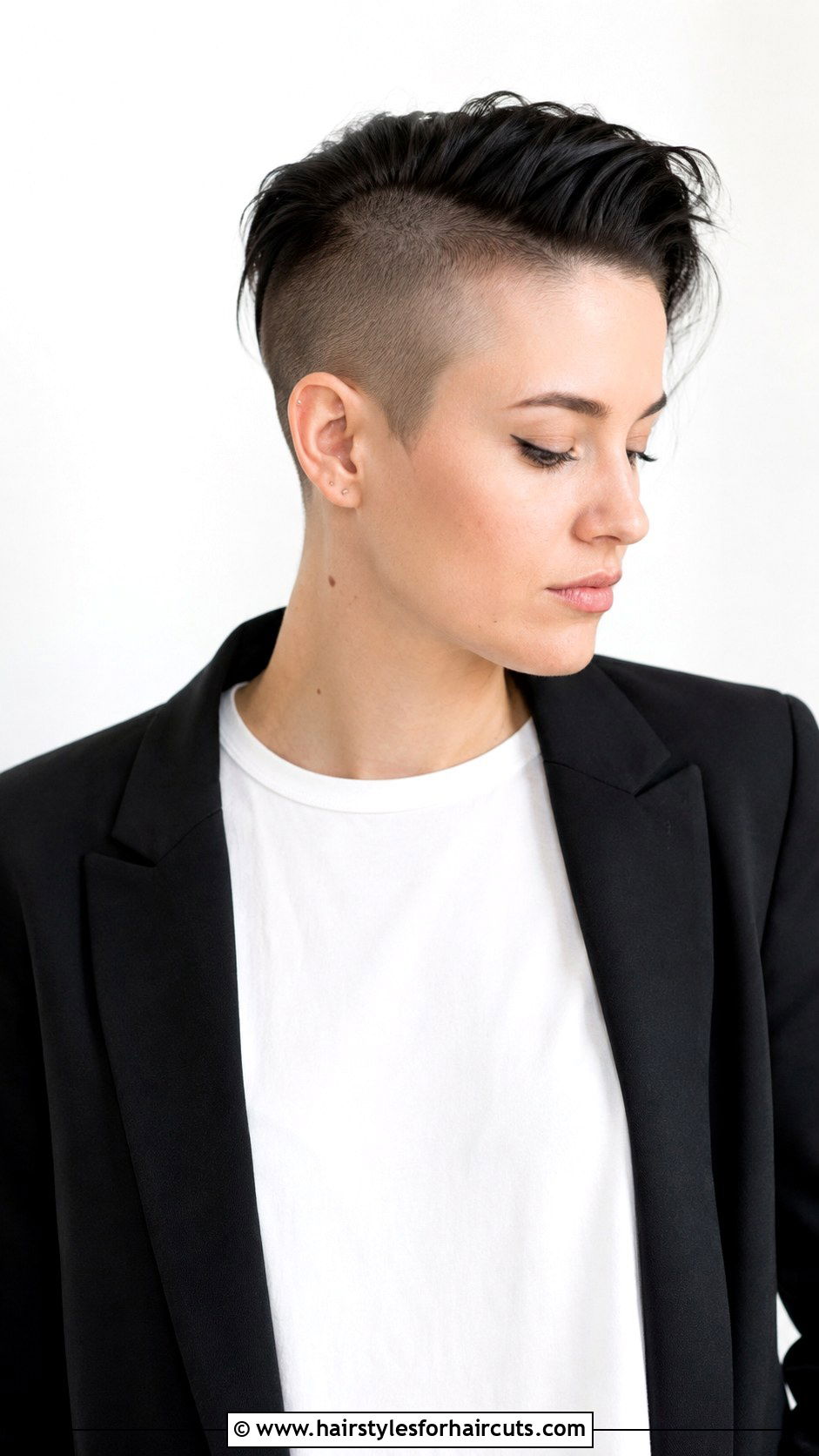 Shaved Sides With Length On Top - 25 alopecia hairstyles - 25 alopecia hairstyles