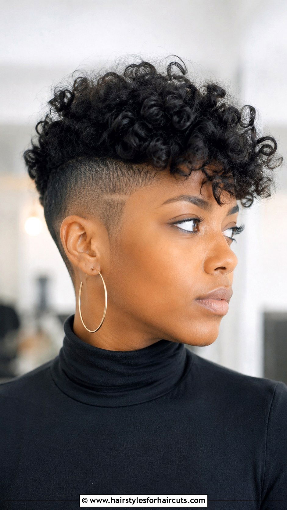 Shaved Undercut - 25 cute african short natural hairstyles - 25 cute african short natural hairstyles