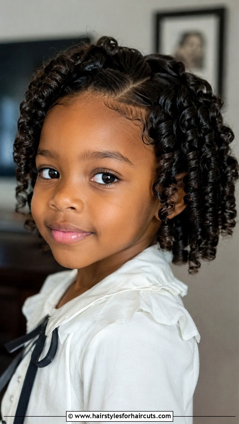 Shingled Curls - 25 curly hair mixed little girl hairstyles - 25 curly hair mixed little girl hairstyles