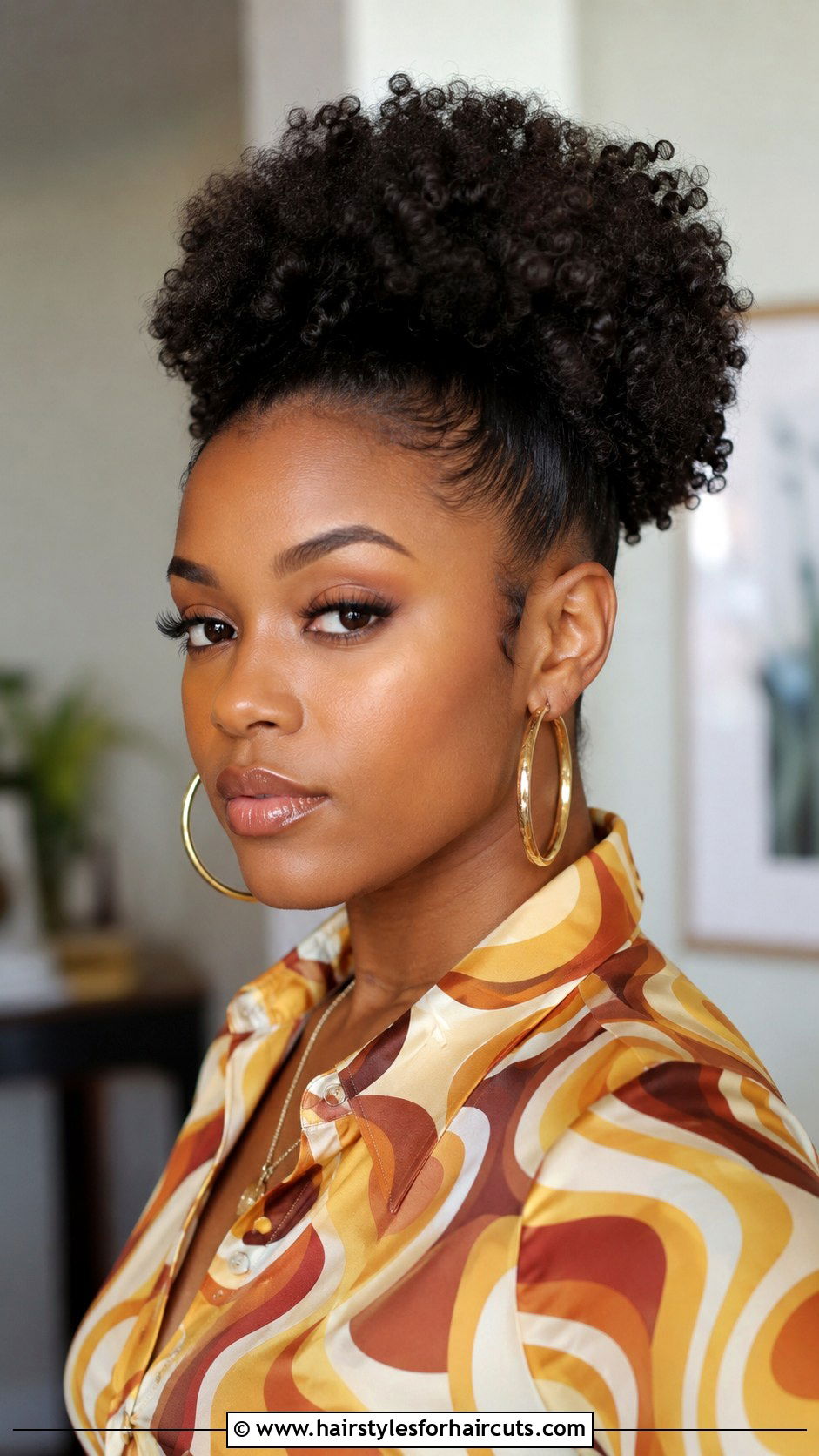 Short Afro Puff - 25 ethnica hairstyles for short hair - 25 ethnica hairstyles for short hair