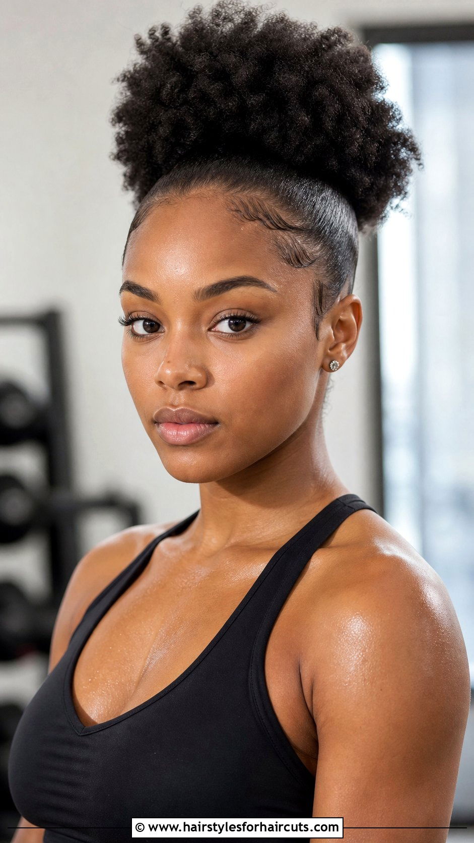Short Afro Puff - 25 hairstyles for short afro hair - 25 hairstyles for short afro hair