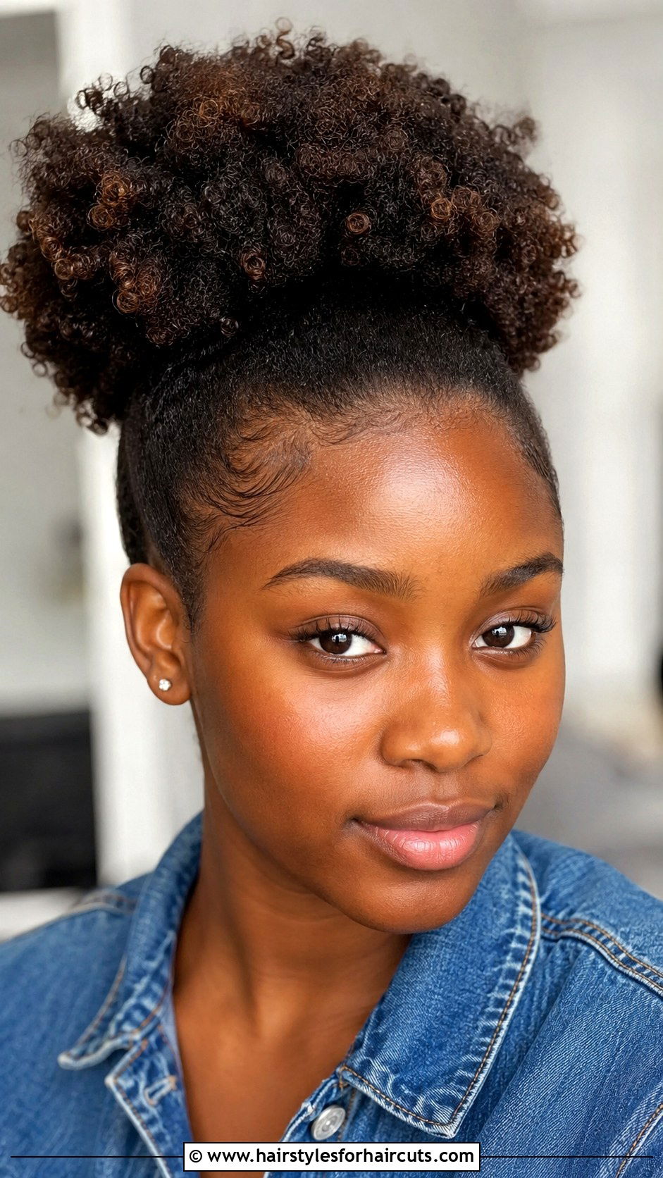 Short Afro Puff Ponytail - 25 short curly ponytail hairstyles for black hair - 25 short curly ponytail hairstyles for black hair