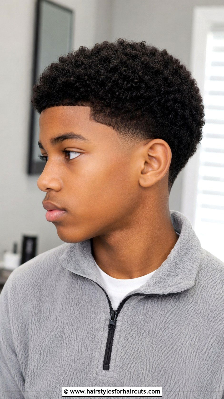 Short Afro Taper Haircut For Teens - 25 13 year old boy haircuts - 25 13 year old boy haircuts