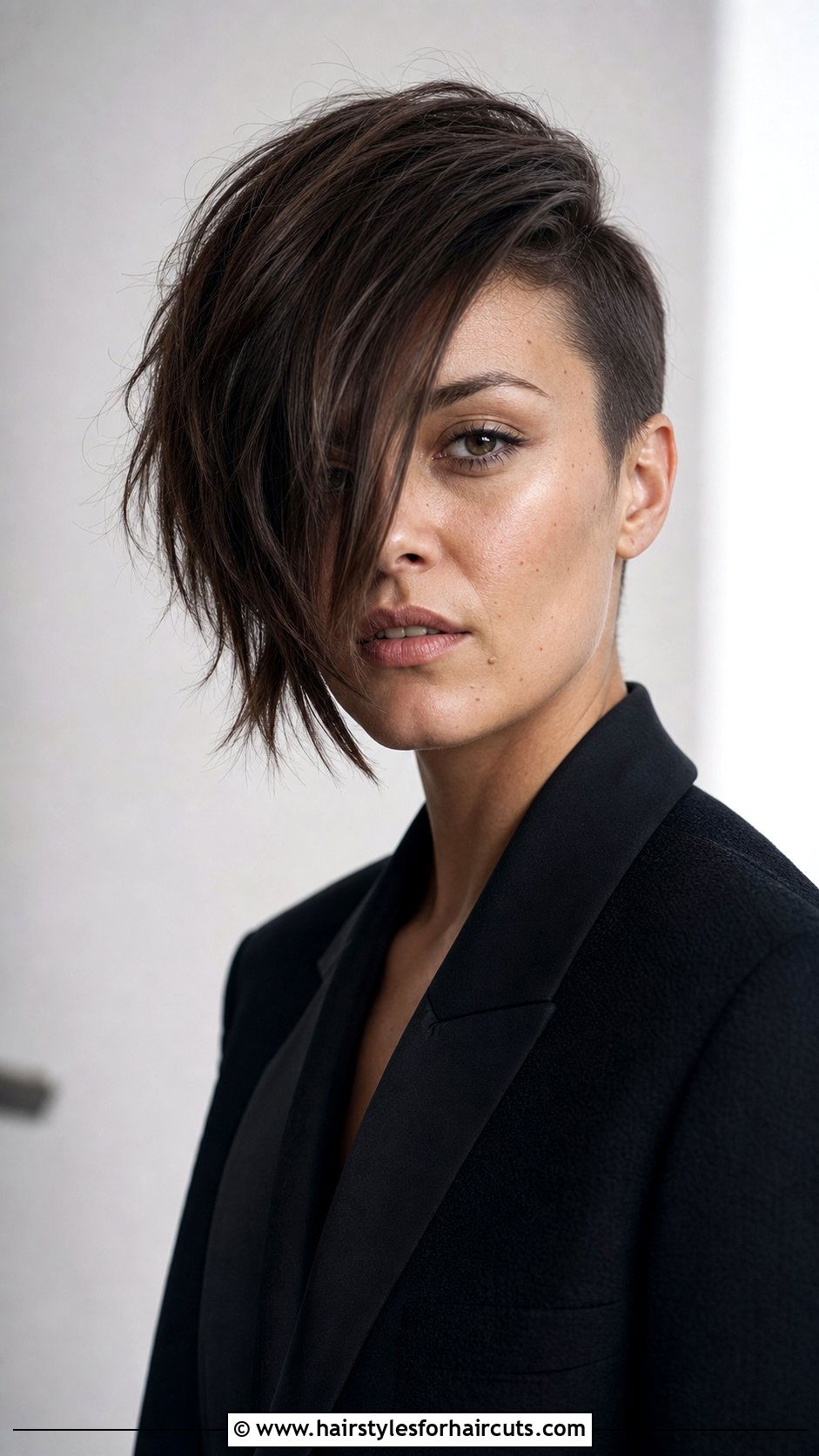 Short Asymmetrical Haircut With Long Bangs - 25 short haircuts with long bangs - 25 short haircuts with long bangs