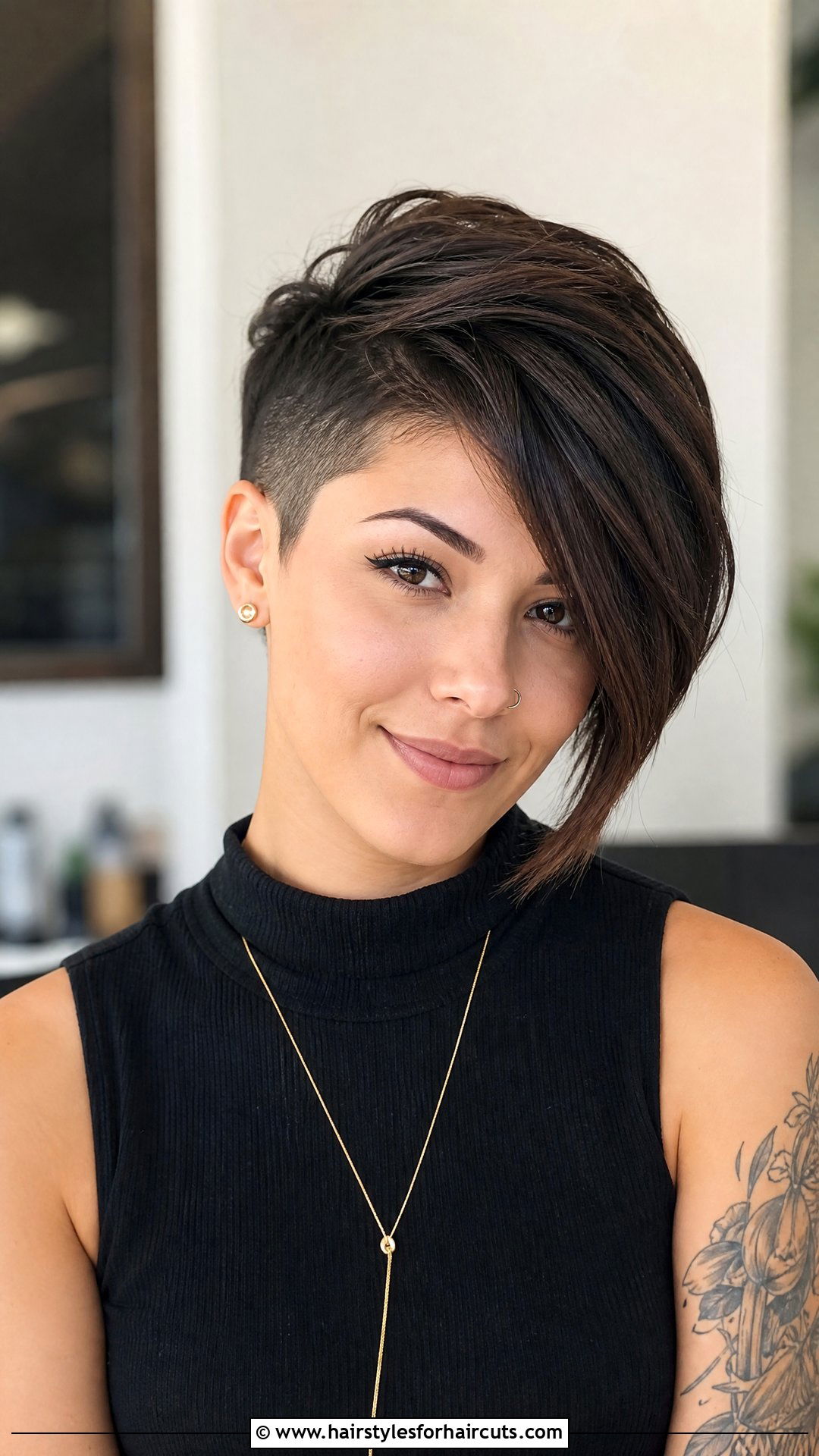 Short Asymmetrical Pixie - 25 woman low cut hairstyles - 25 woman low cut hairstyles