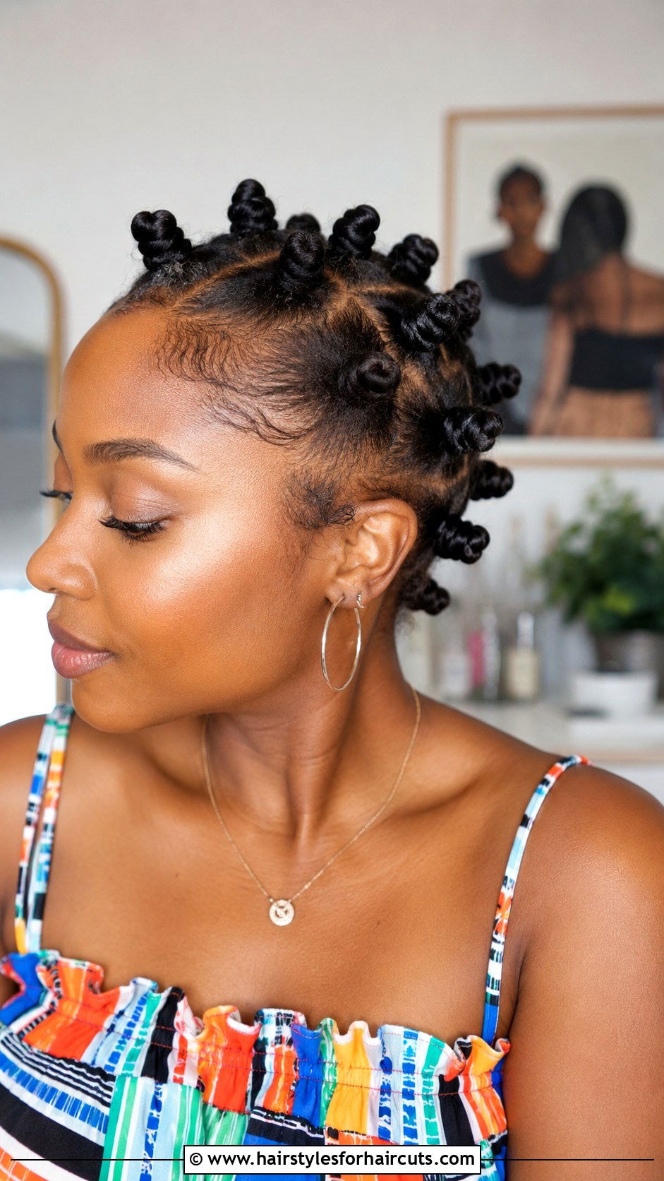 Short Bantu Knots - 25 black women with short hairstyles - 25 black women with short hairstyles